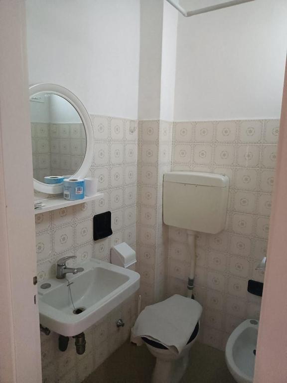 Koupelna v ubytování Hotel Graziella Mare