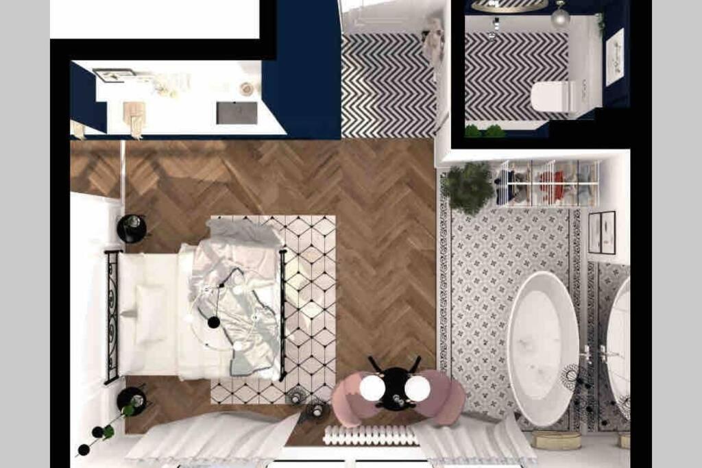 Kúpeľňa v ubytovaní Apartament Warszawa Centrum-blisko Starego Miasta