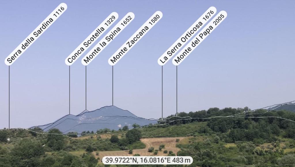 Nespecifikovaný výhled na hory nebo výhled na hory při pohledu z bed and breakfast