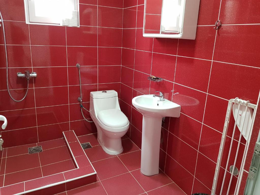 Koupelna v ubytování Apartmani Vila Ebra