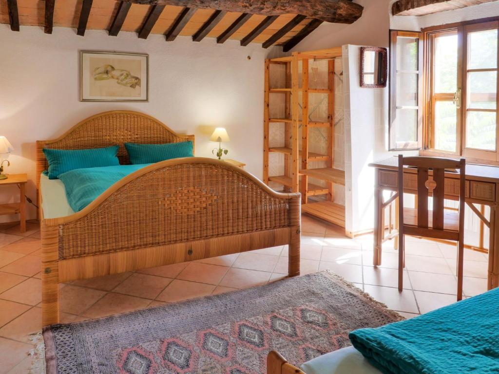 Posteľ alebo postele v izbe v ubytovaní Holiday Home Pergola by Interhome