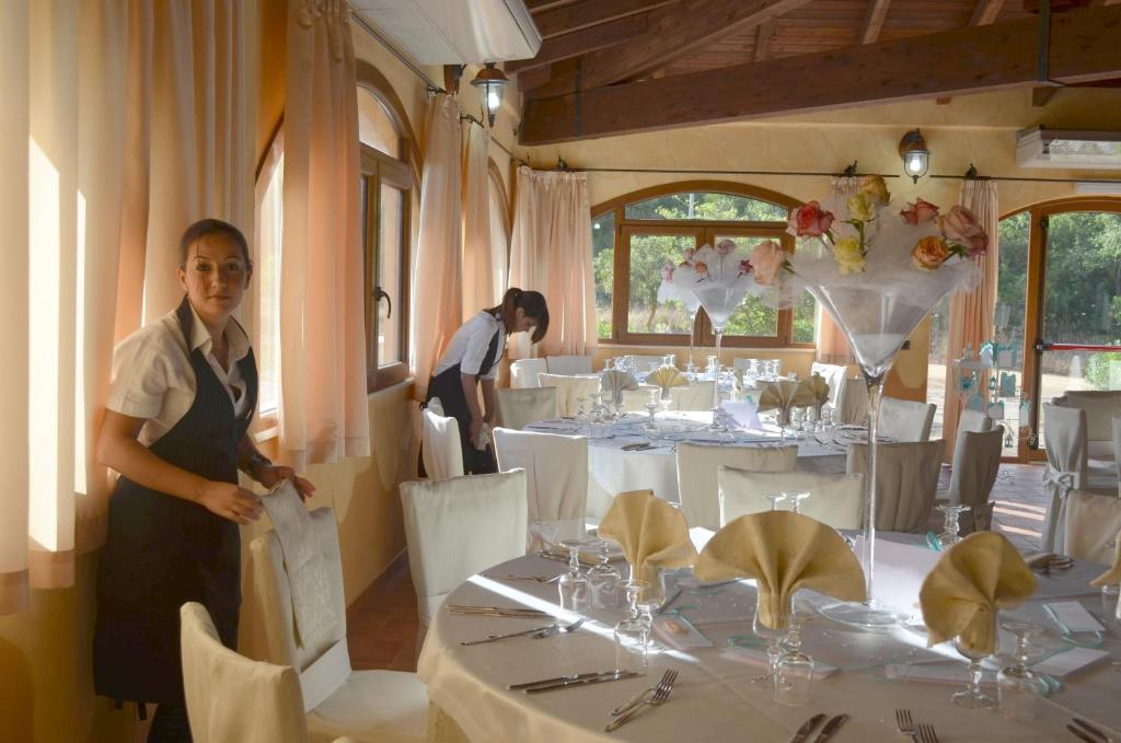 Restaurace v ubytování Hotel Giardino Corte Rubja