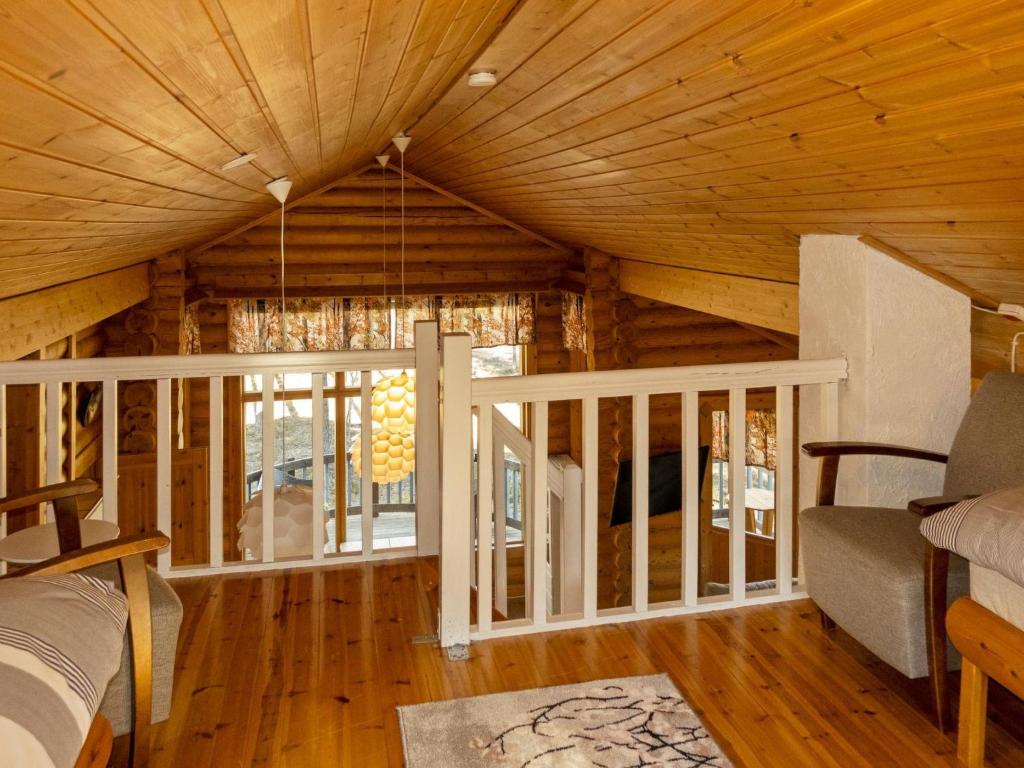 Postel nebo postele na pokoji v ubytování Holiday Home Hirsikoto by Interhome