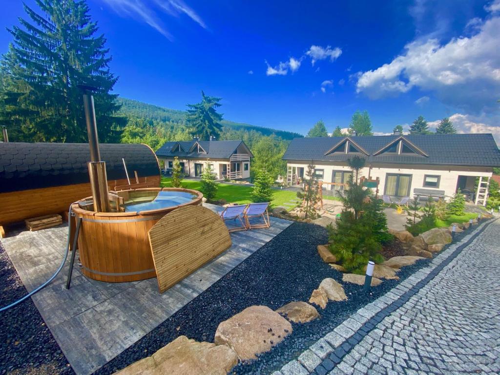 Bazén v ubytovaní White Holiday Domki i Apartamenty alebo v jeho blízkosti