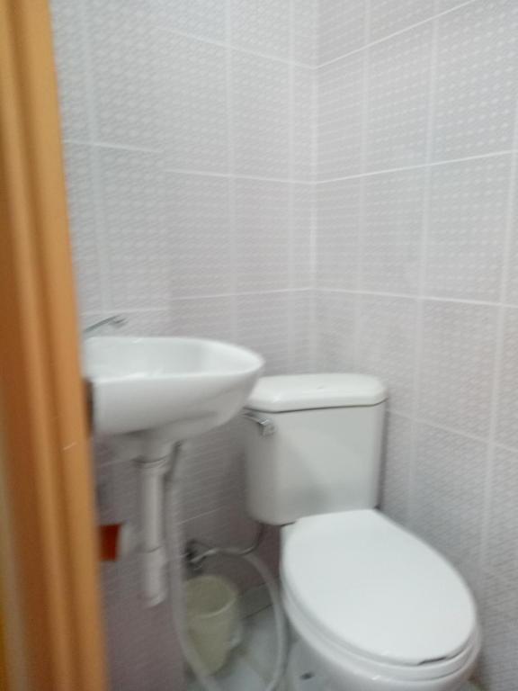 Koupelna v ubytování MJ Home