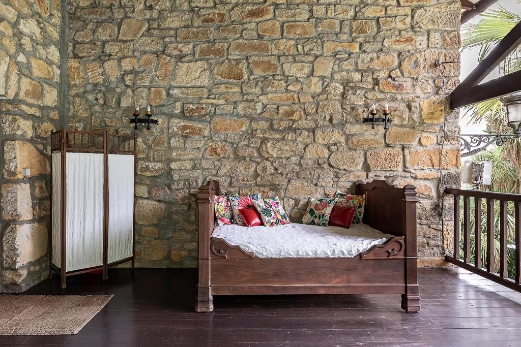 Postel nebo postele na pokoji v ubytování Caserio Urikosolo