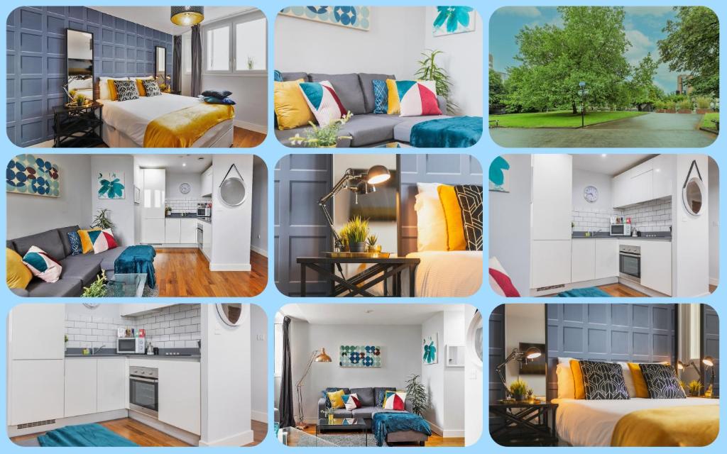 Luxury 9ine Broad street Apartments, Beautiful City View, Public parking,
