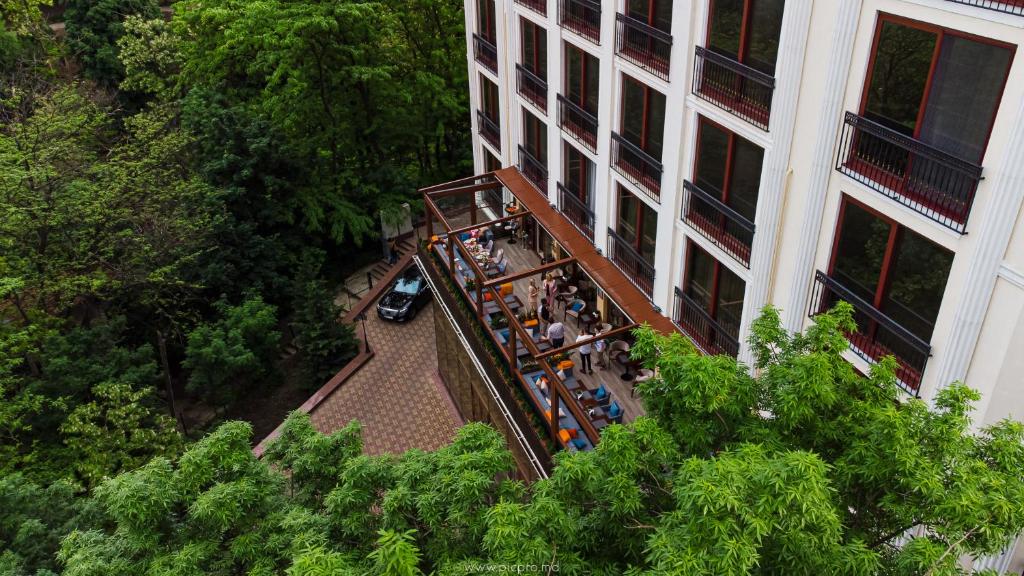 Letecký snímek ubytování Time Hotel&SPA