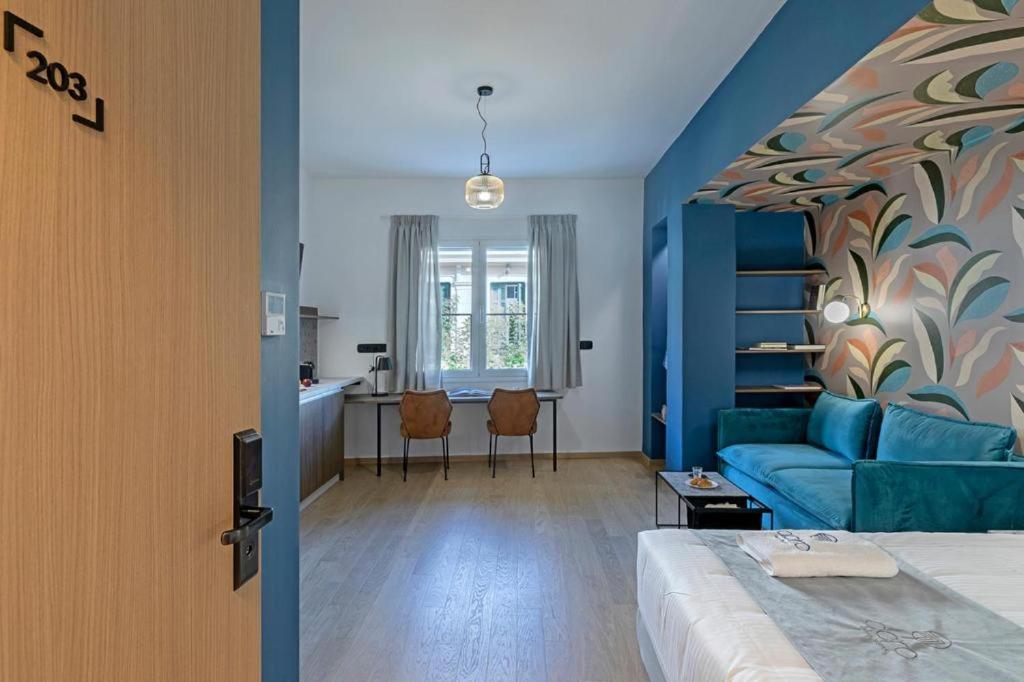 Posezení v ubytování Acro Urban Suites