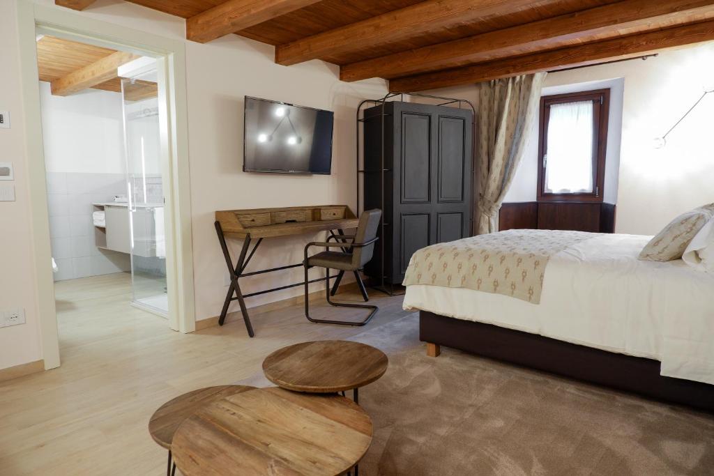 Postel nebo postele na pokoji v ubytování Maison Bertin