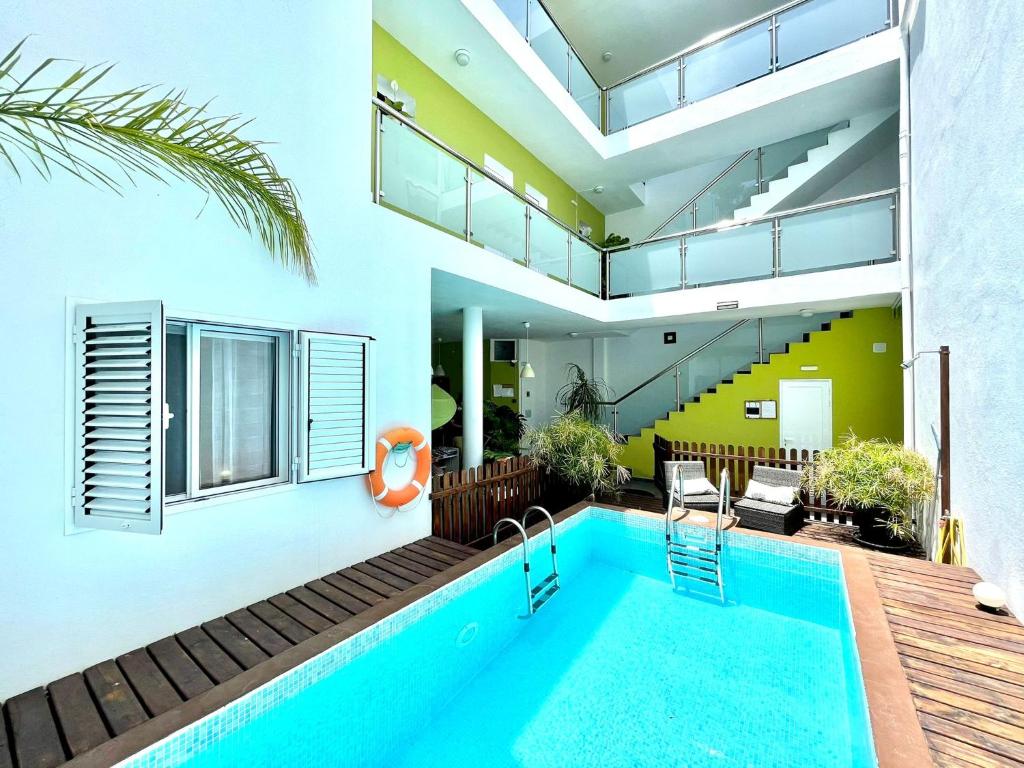 Apartamento con Wifi, Piscina, jardin privado en La Palma ...