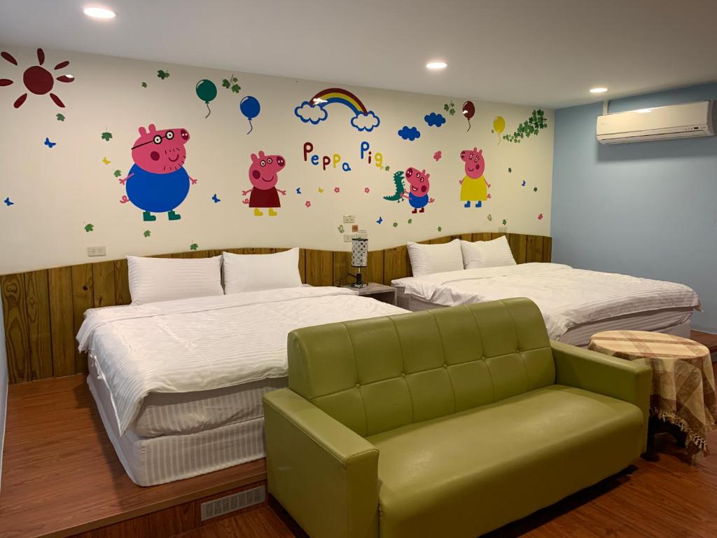 Grandma Yu's B&B - Quadruple Room With Private Bathroom