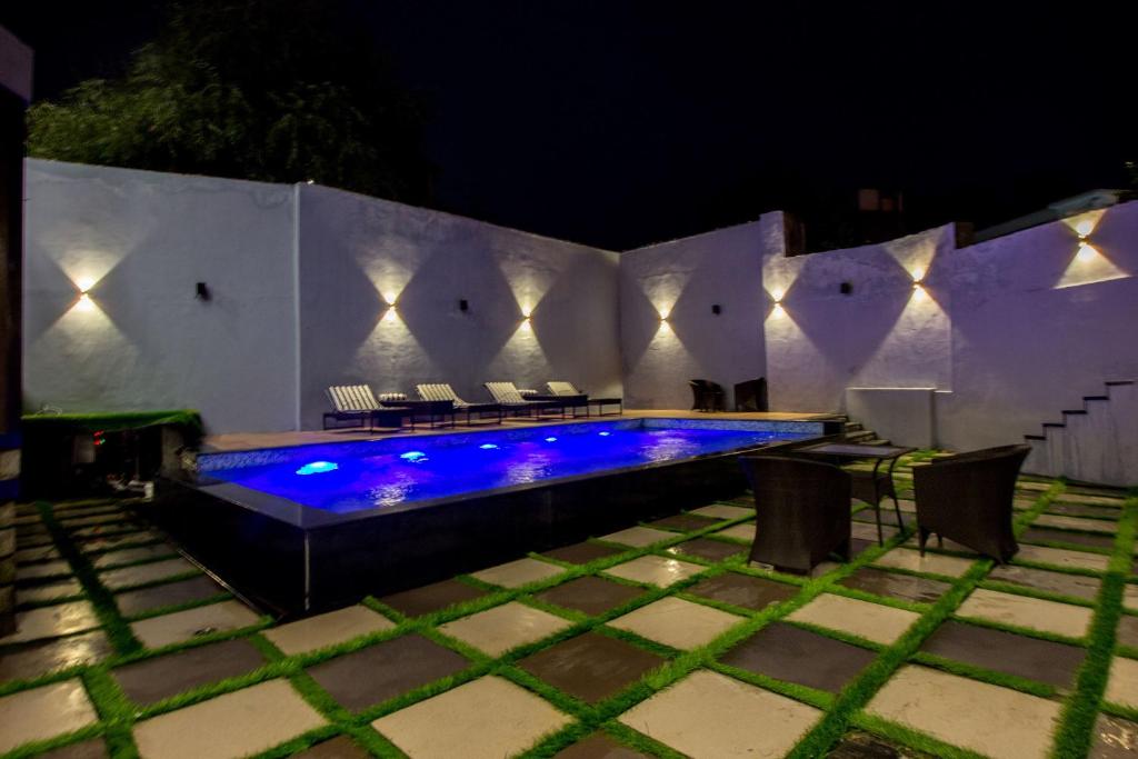 Bazén v ubytování Woodrock Luxury Boutique Hotel nebo v jeho okolí