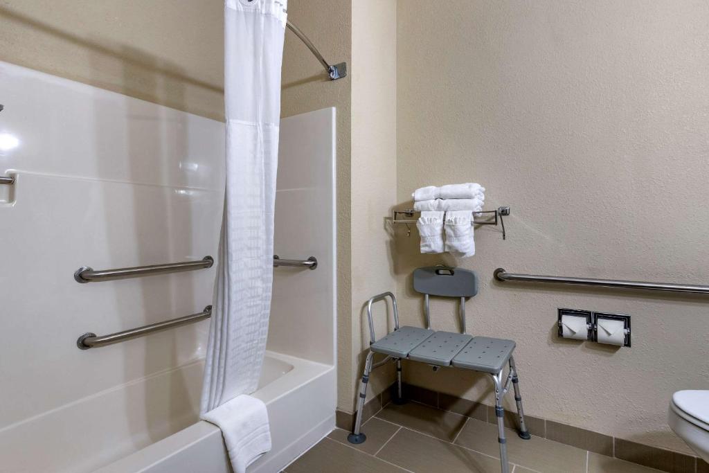 Koupelna v ubytování Comfort Inn Moline - Quad Cities