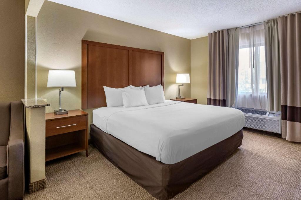 Postel nebo postele na pokoji v ubytování Comfort Inn Moline - Quad Cities