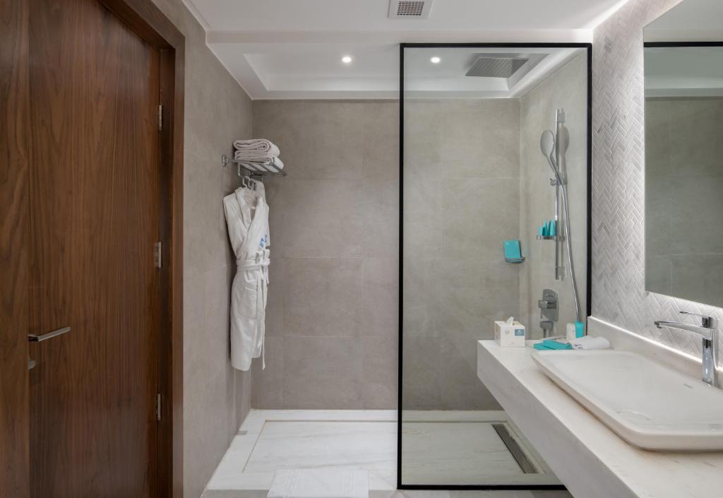 Koupelna v ubytování Al Masa Hotel Nasr City