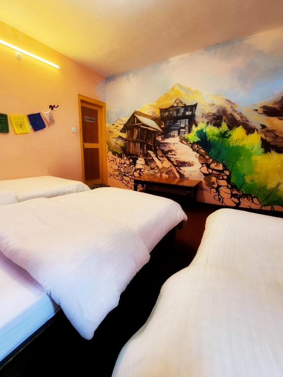 Postel nebo postele na pokoji v ubytování LAP Stays - Wanderer's Nest