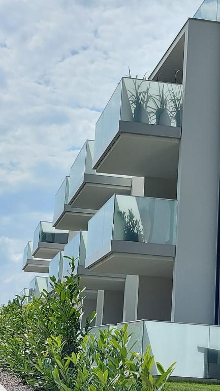 Balkón alebo terasa v ubytovaní Apartament Mare , Rewal ulica Szczecińska 21 Apartament nr 3