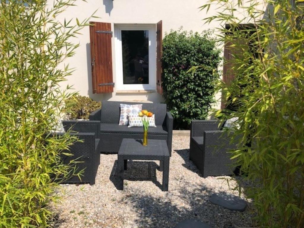 Zahrada ubytování Studio Bijou Plage Antibes Juan-les-Pins