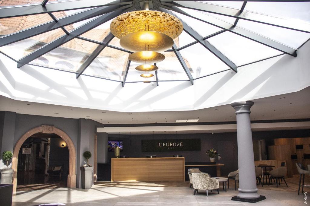 Vstupní hala nebo recepce v ubytování Hotel L'Europe