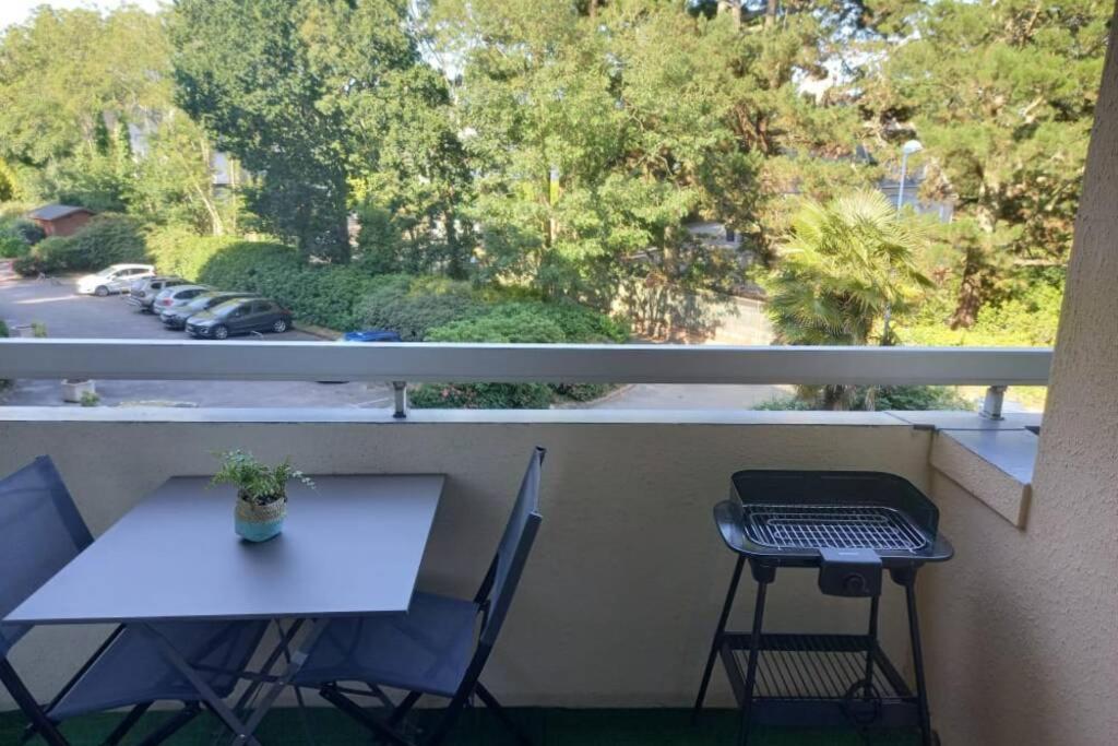 Balkón nebo terasa v ubytování Studio à 100m de la plage