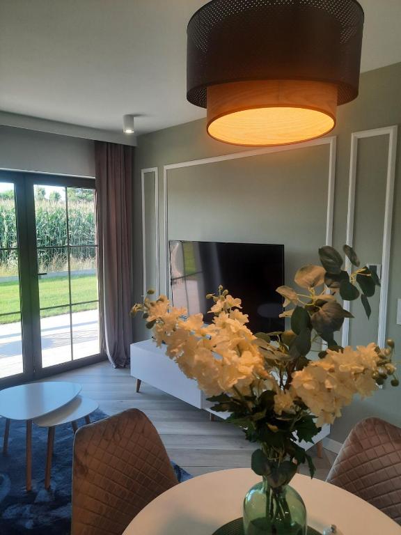 Posedenie v ubytovaní Apartamenty na Dworskiej - BLISKO ENERGYLANDIA ZATORLAND