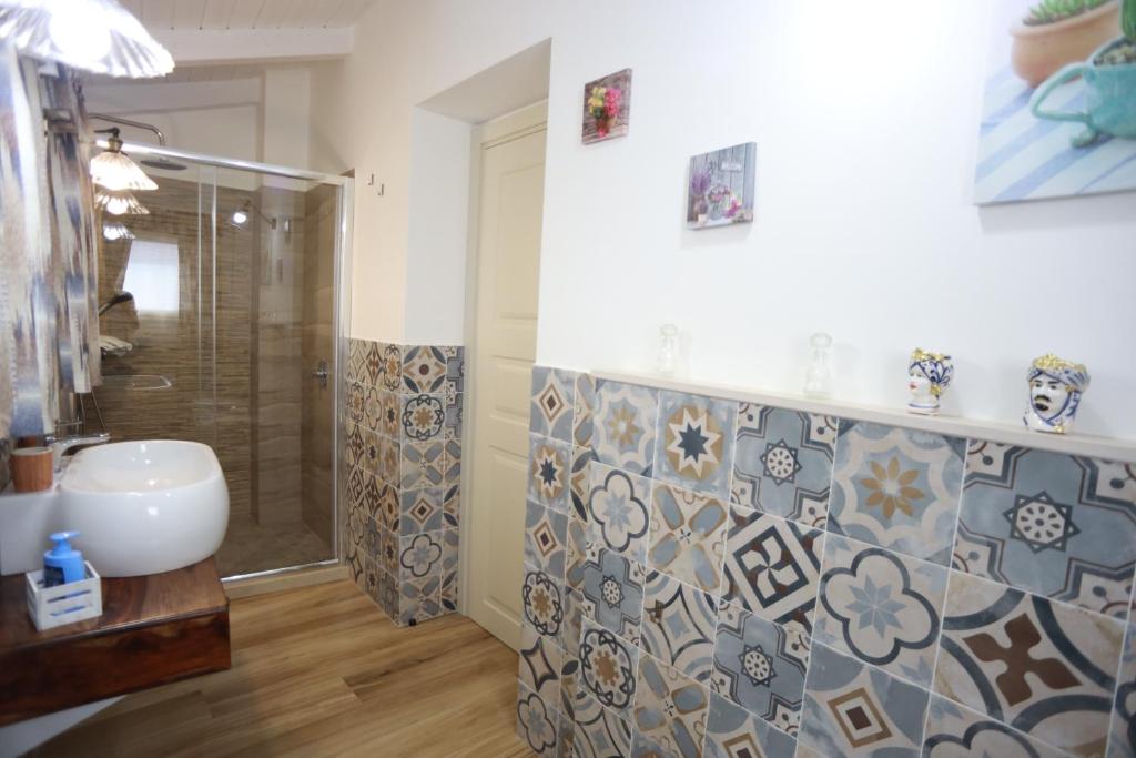 Kúpeľňa v ubytovaní B&B Sant'Agata Patrona