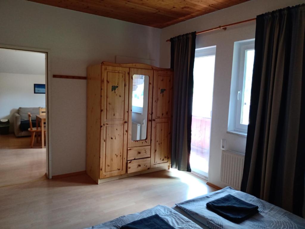 Posteľ alebo postele v izbe v ubytovaní Haus Edelweiss Mölltal