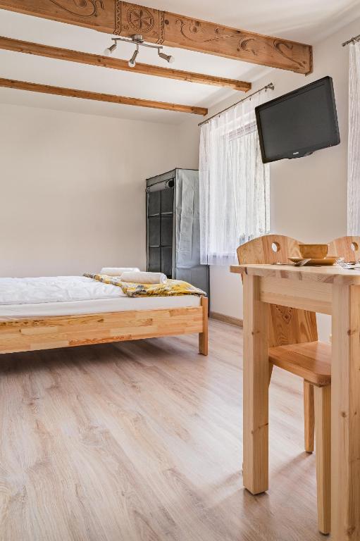 Posteľ alebo postele v izbe v ubytovaní Apartament Dwie Doliny