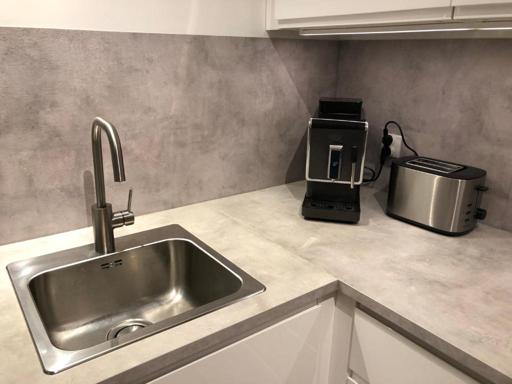 Kuchyňa alebo kuchynka v ubytovaní Apartament Beluga