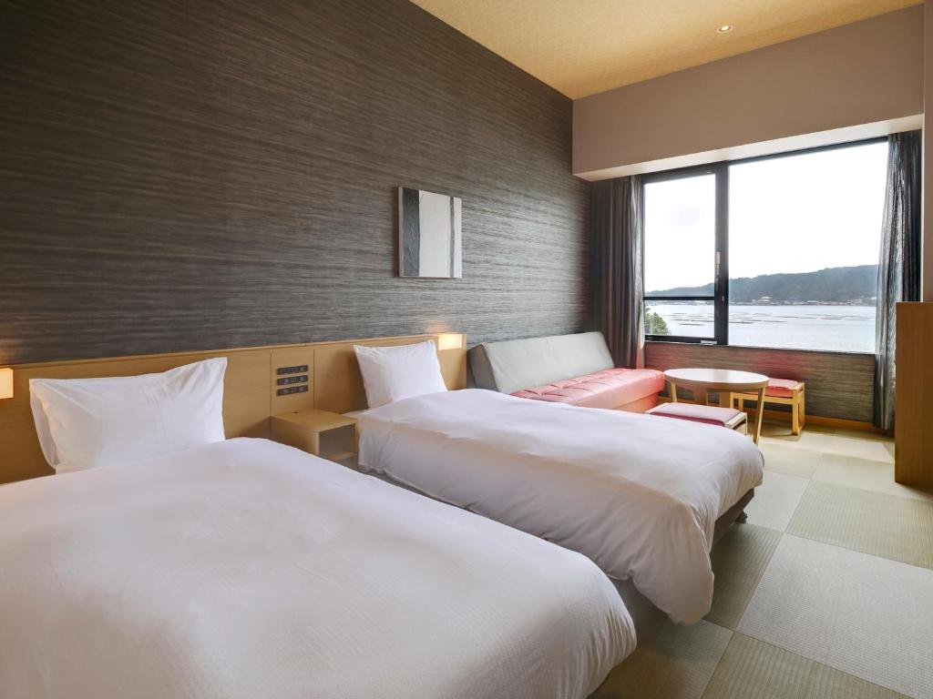 Grandvrio Hotel Miyajima Wakura - ROUTE INN HOTELS - - Superieure Tweepersoonskamer Met Zeezicht