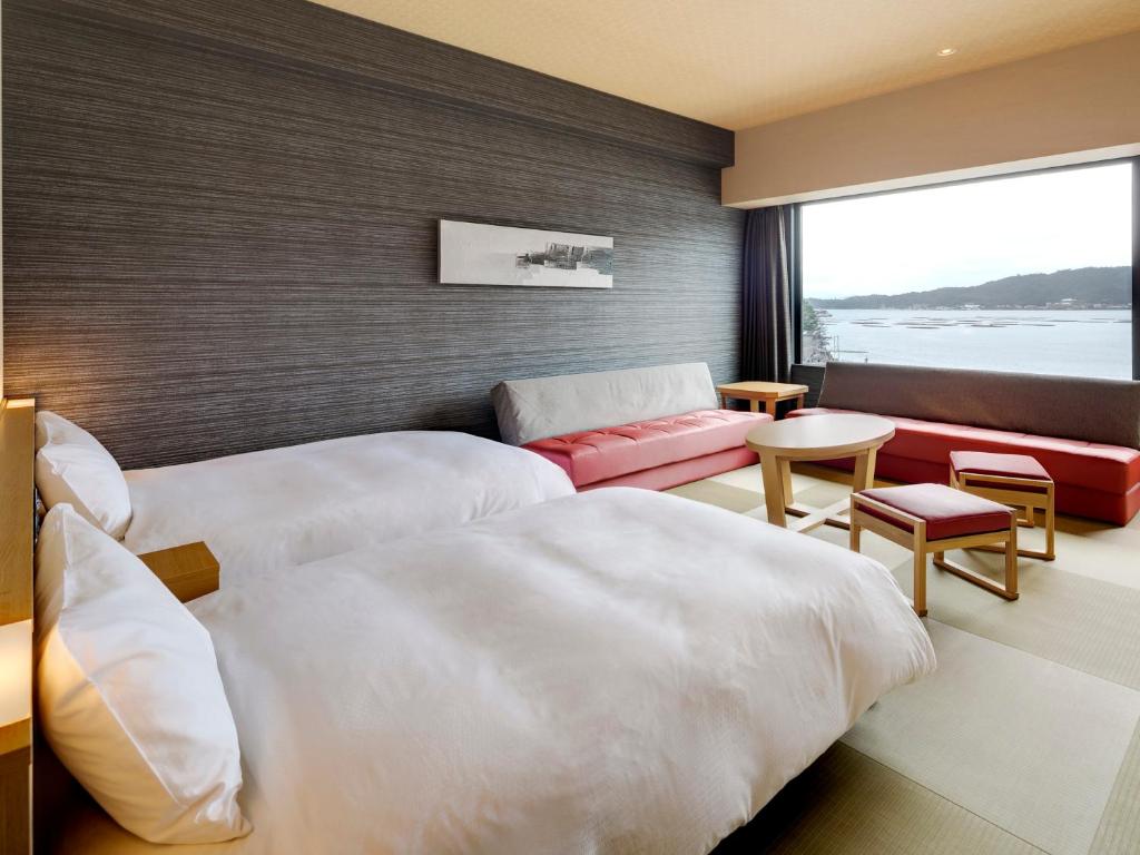 Grandvrio Hotel Miyajima Wakura - ROUTE INN HOTELS - - Deluxe Tweepersoonskamer Met Zeezicht