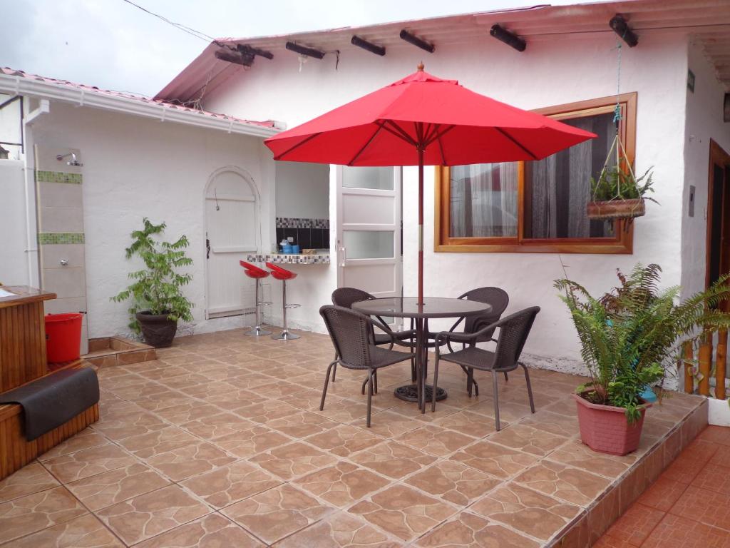 Patio nebo venkovní prostory v ubytování Zurisadai