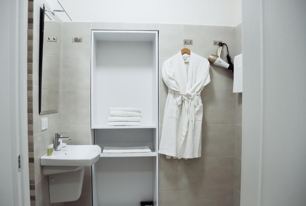 Koupelna v ubytování Residence Odesskij Dvorik
