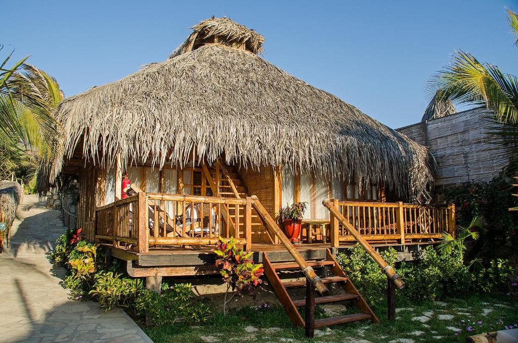 Zahrada ubytování Las Cabañas de Antica