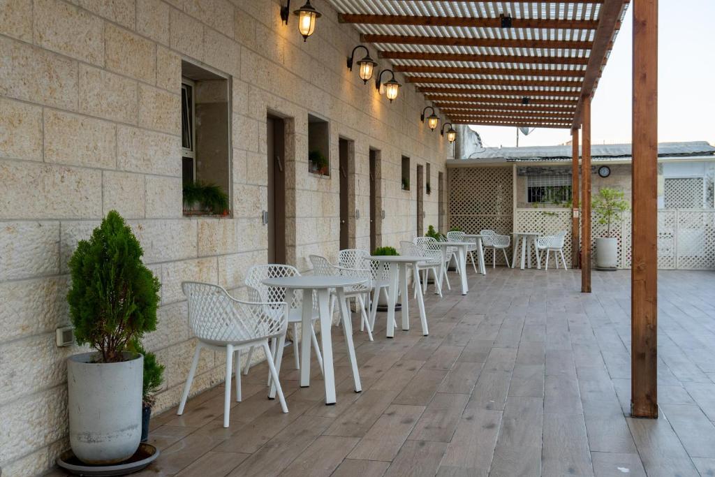 Balkón nebo terasa v ubytování Shlomtzi Hotel