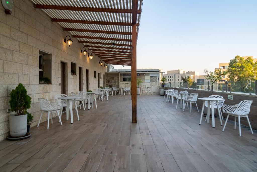 Balkón nebo terasa v ubytování Shlomtzi Hotel
