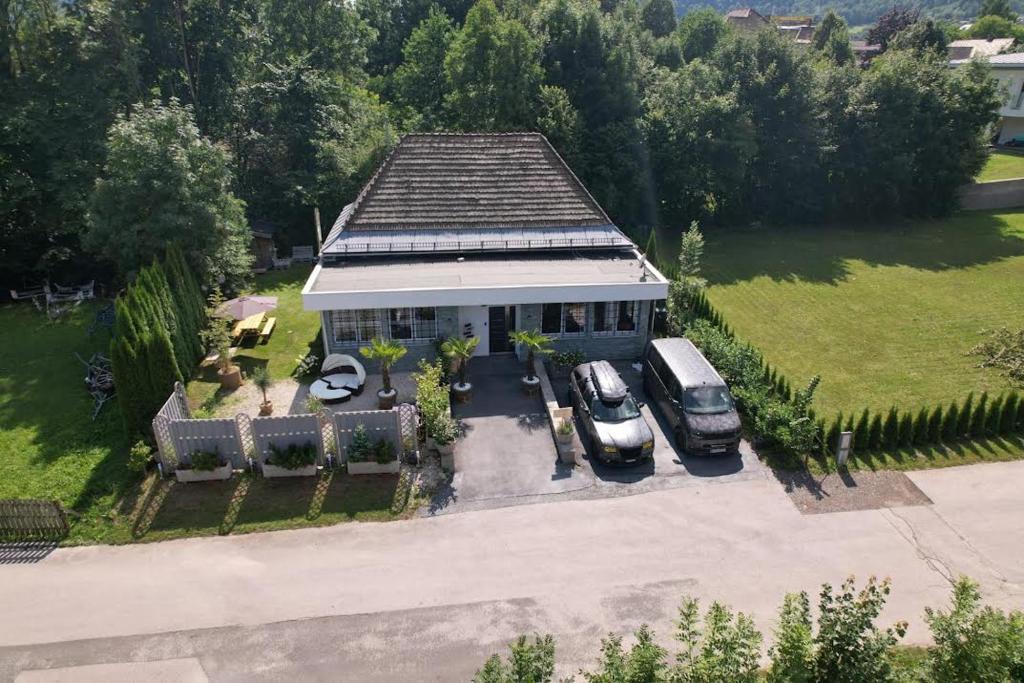 Zahrada ubytování Bambu Lodge @ Ossiachersee