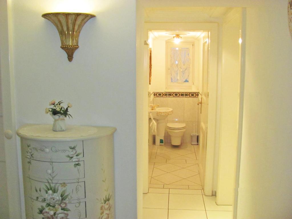 Koupelna v ubytování Apartment Storchenfärbe