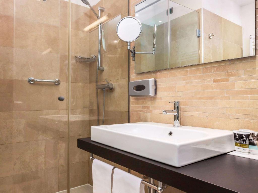 Koupelna v ubytování Hotel Mercure Siracusa