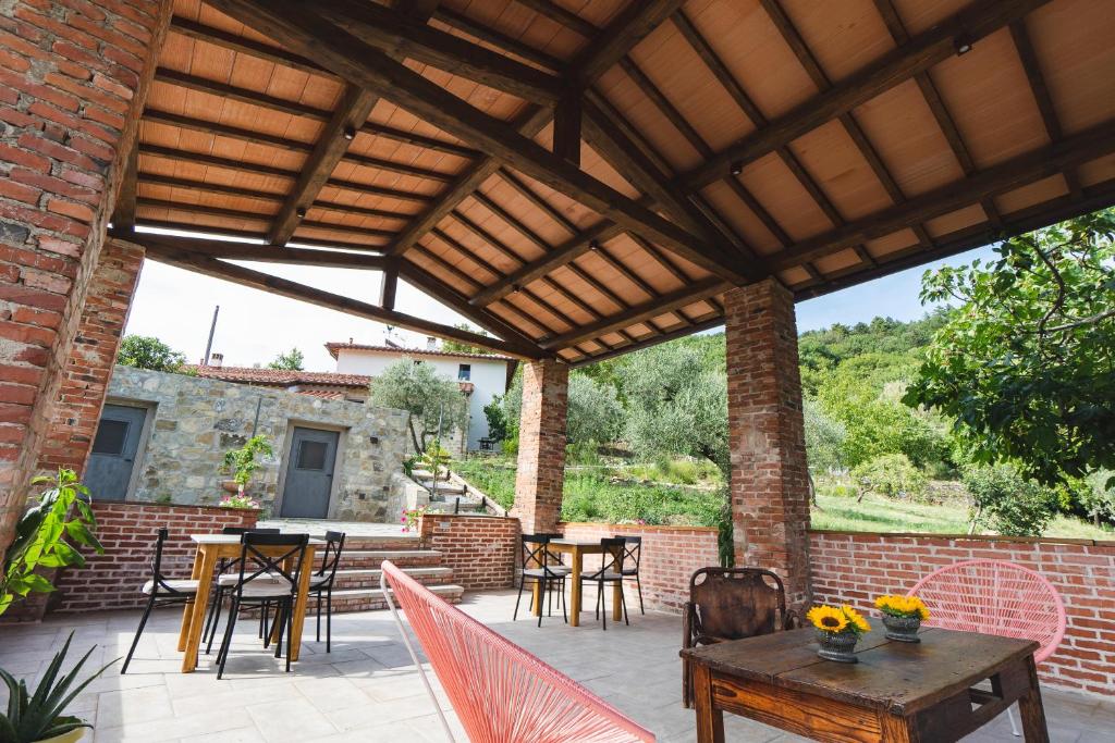Zahrada ubytování Agriturismo Le Fonti