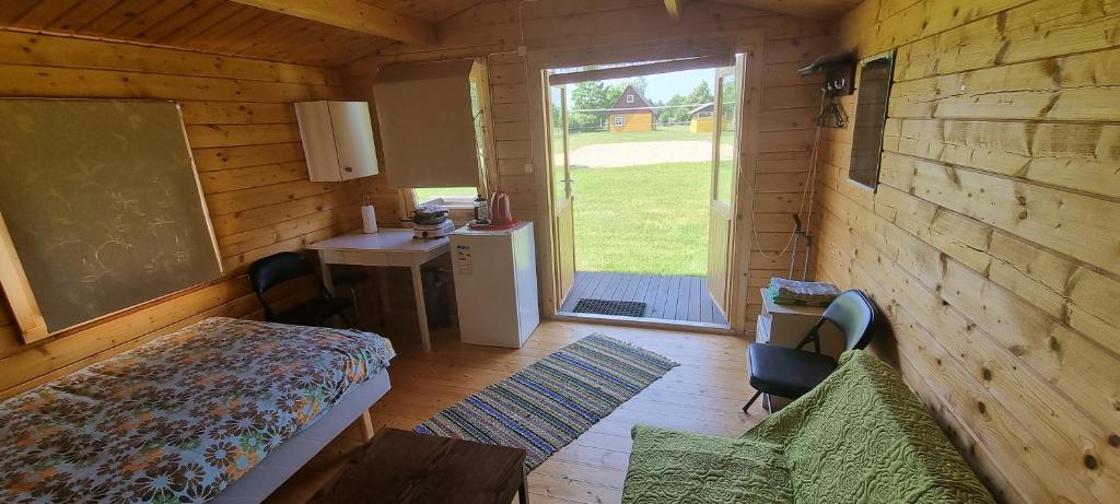 Istumisnurk majutusasutuses Laasi-Jaani Holiday Homes