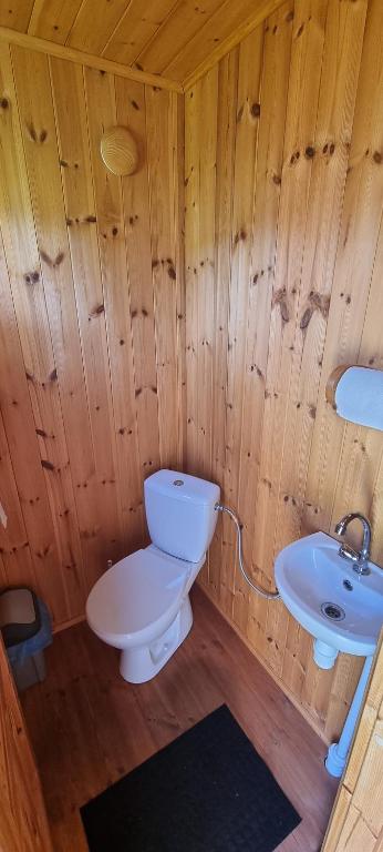 Vannituba majutusasutuses Laasi-Jaani Holiday Homes