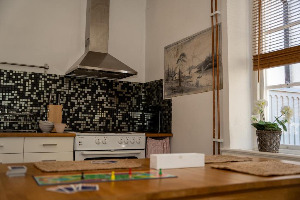 Kuchyň nebo kuchyňský kout v ubytování Svabesholms Kungsgårds B&B och Pensionat Stenshuvud