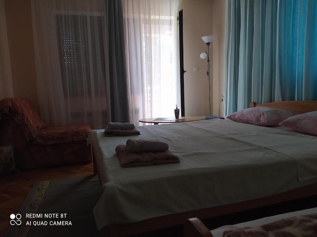 Krevet ili kreveti u jedinici u okviru objekta Apartment & Rooms Aleksandar