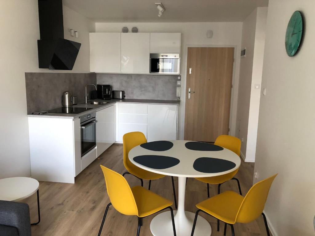 Kuchyňa alebo kuchynka v ubytovaní Apartament Beluga