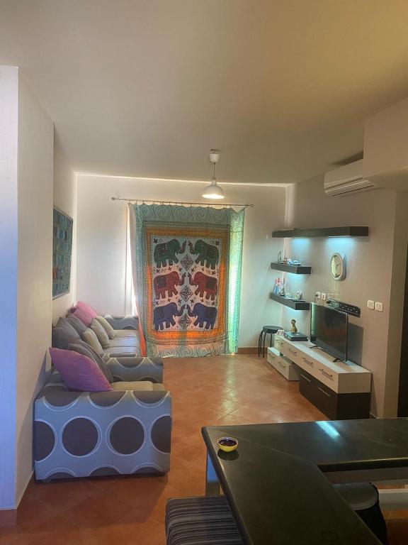 Kuchyň nebo kuchyňský kout v ubytování Golf porto marina