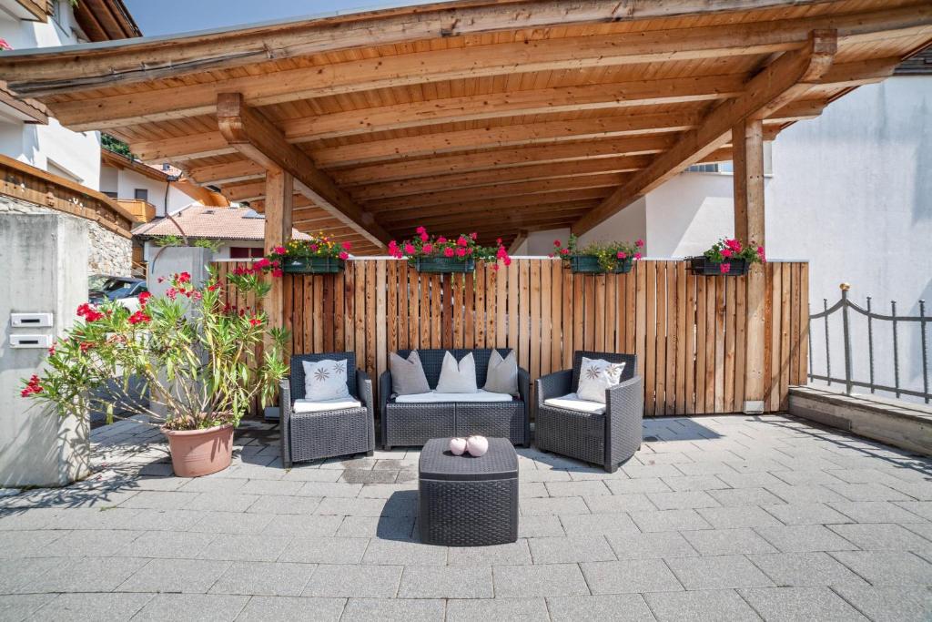 A balcony or terrace at Sonnenparadies Apartement 3