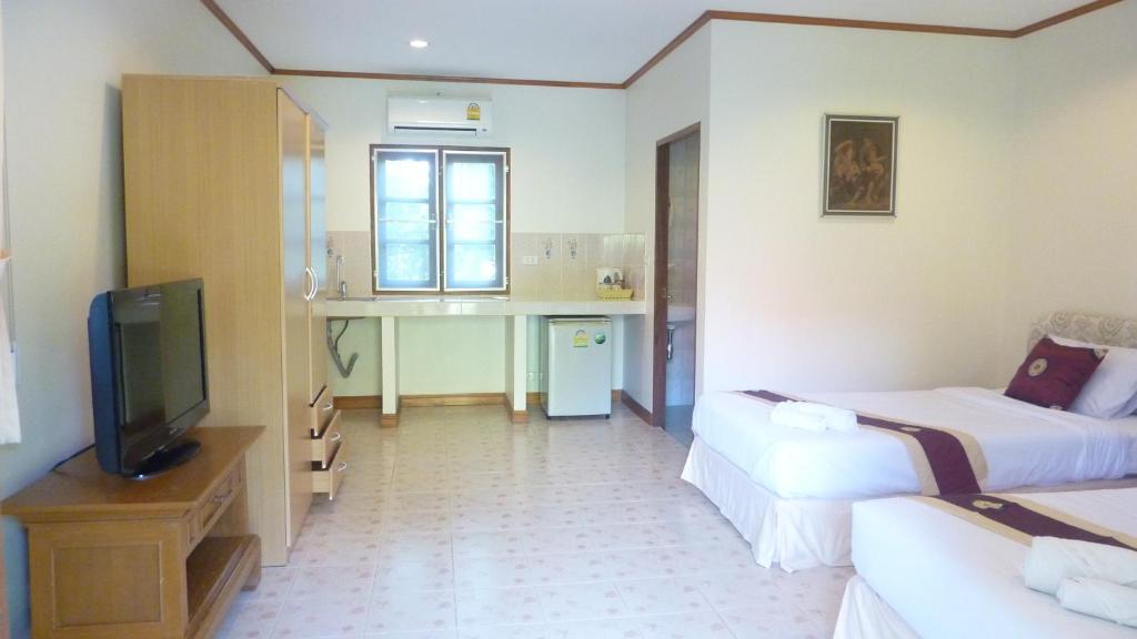 Ladda Resort - 带双床的平房