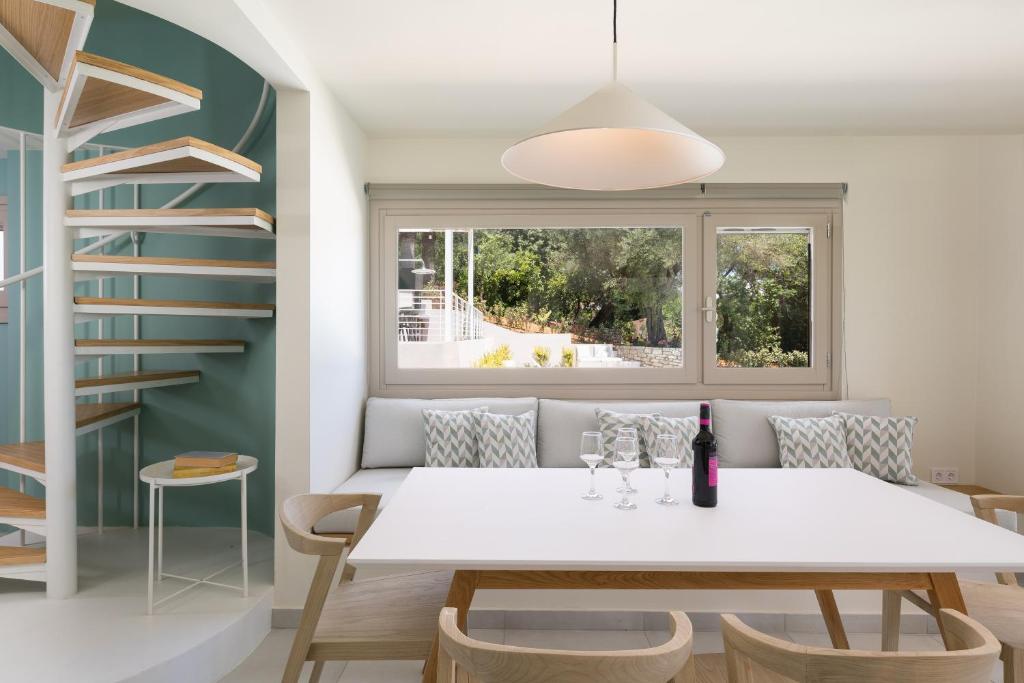 Posezení v ubytování Ionian Garden Villas - Villa Sol
